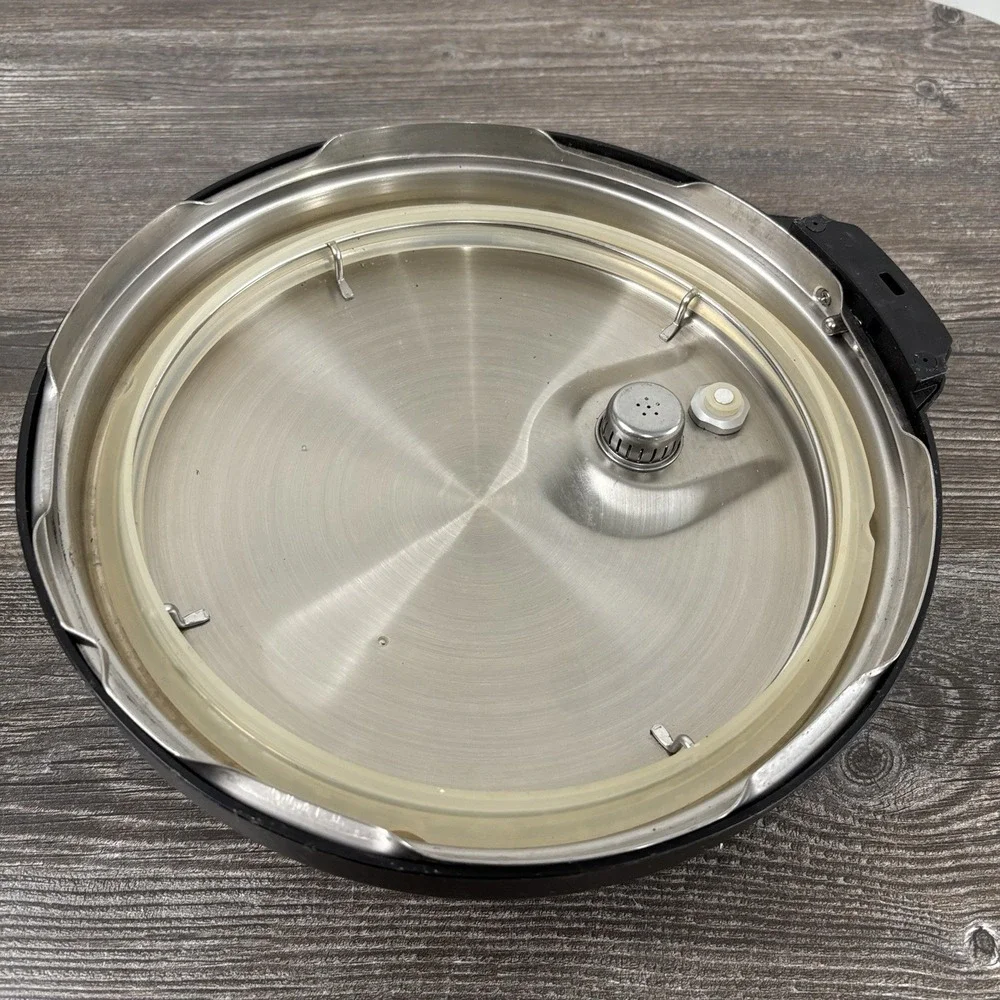 Instant Pot IP-LUX60 V3 6qt 6-In-1 Pressure Cooker Replacement Lid w Gasket Knob